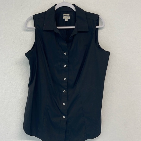 Talbots Tops - Talbots Black Sleeveless Blouse